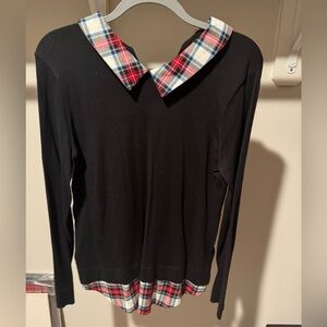 Jcrew long sleeve plaid top.
